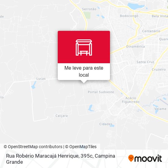 Rua Robério Maracajá Henrique, 395c mapa