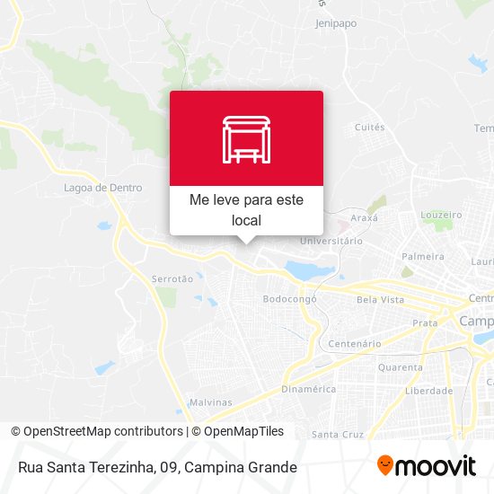Rua Santa Terezinha, 09 mapa