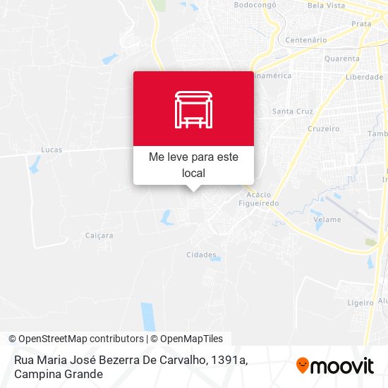 Rua Maria José Bezerra De Carvalho, 1391a mapa