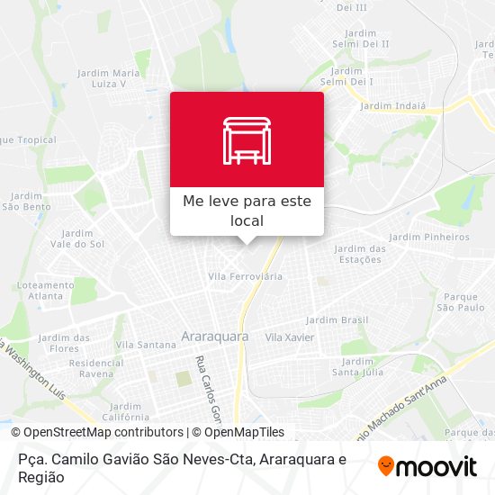 Pça. Camilo Gavião São Neves-Cta mapa
