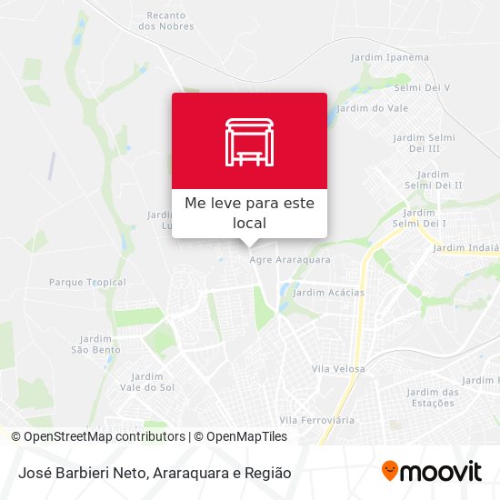 José Barbieri Neto mapa