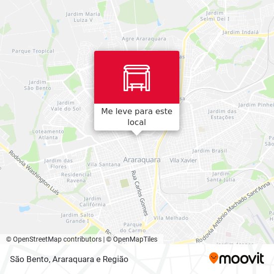 São Bento mapa