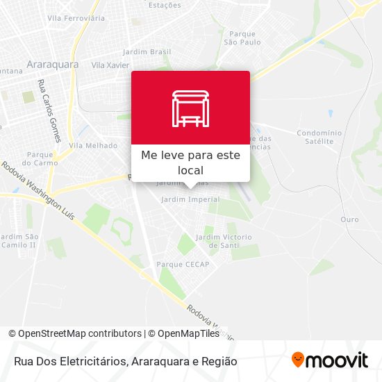 Rua Dos Eletricitários mapa