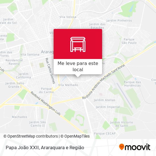 Papa João XXII mapa
