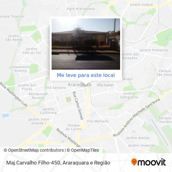 Maj.Carvalho Filho-450 mapa