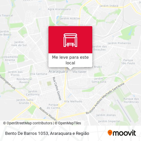 Bento De Barros 1053 mapa