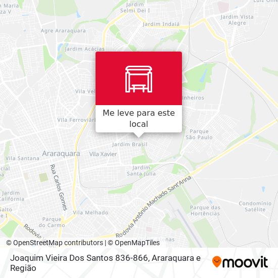 Joaquim Vieira Dos Santos 836-866 mapa