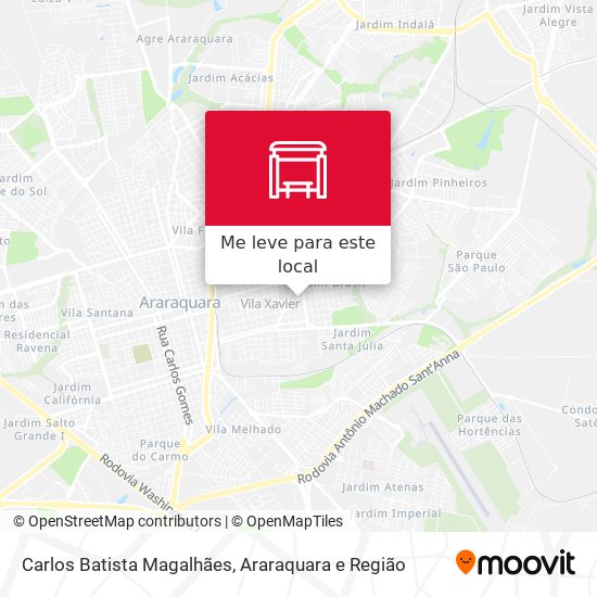 Carlos Batista Magalhães mapa