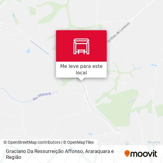 Graciano Da Ressurreição Affonso mapa