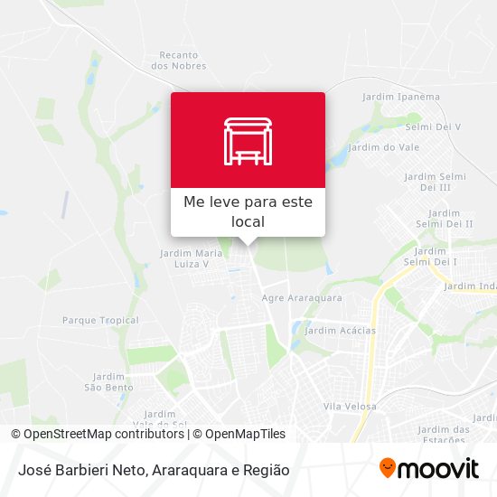 José Barbieri Neto mapa