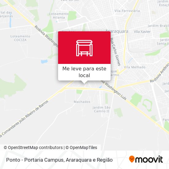Ponto - Portaria Campus mapa