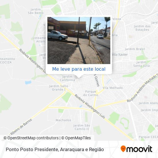 Ponto Posto Presidente mapa
