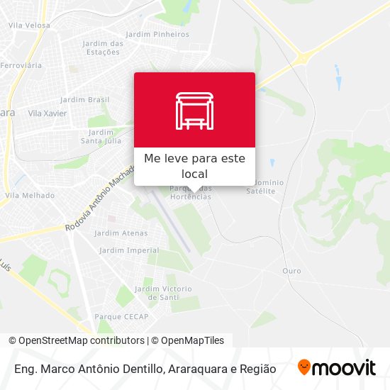 Eng. Marco Antônio Dentillo mapa