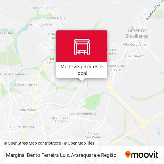 Marginal Bento Ferreira Luiz mapa