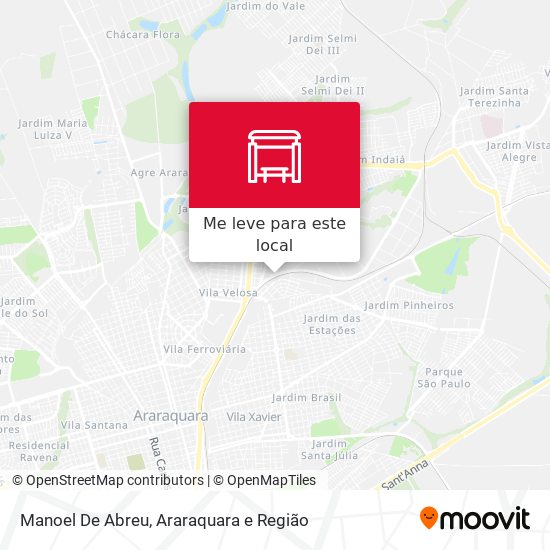Manoel De Abreu mapa