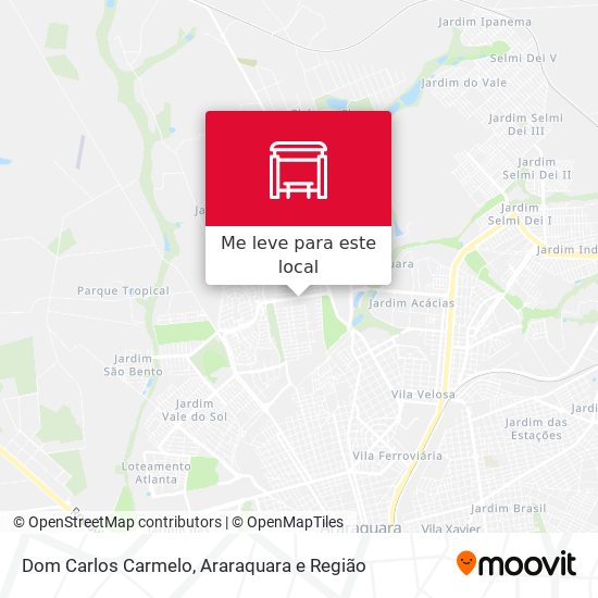 Dom Carlos Carmelo mapa