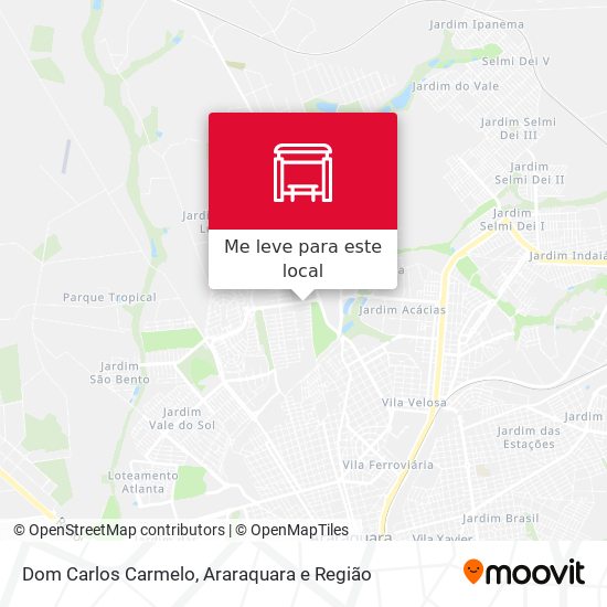 Dom Carlos Carmelo mapa