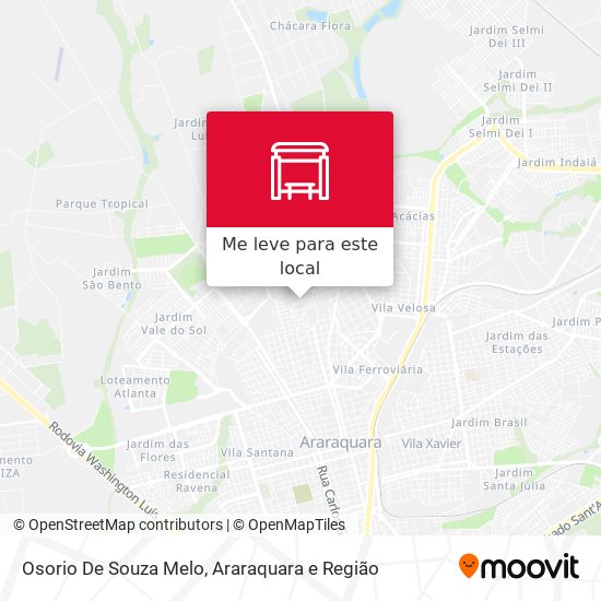 Osorio De Souza Melo mapa