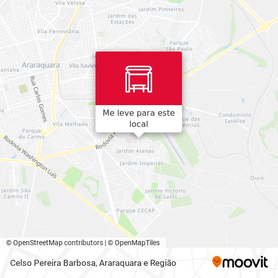 Celso Pereira Barbosa mapa