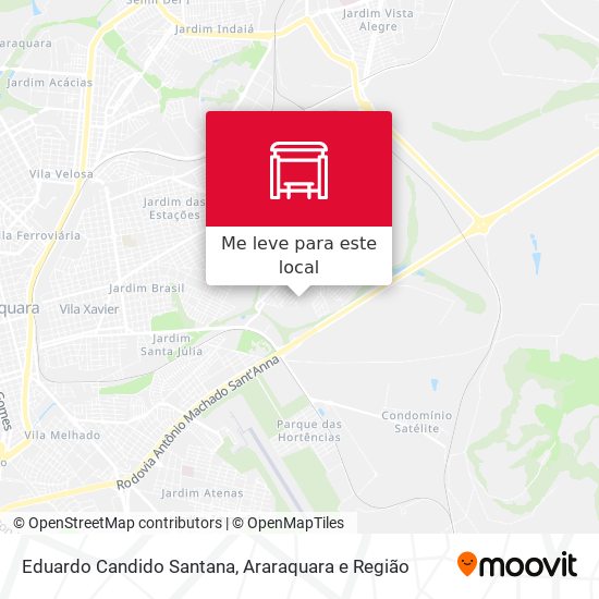 Eduardo Candido Santana mapa