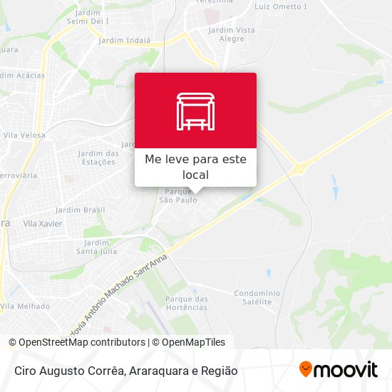Ciro Augusto Corrêa mapa