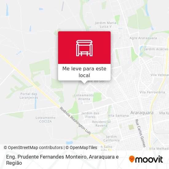 Eng. Prudente Fernandes Monteiro mapa