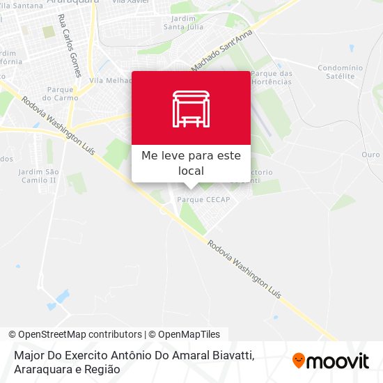 Major Do Exercito Antônio Do Amaral Biavatti mapa