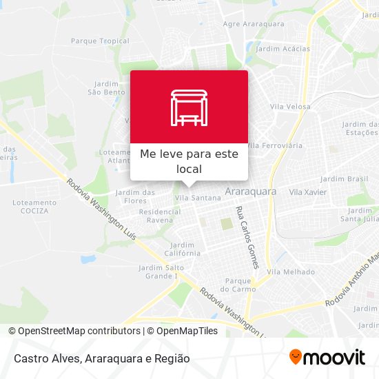 Castro Alves mapa