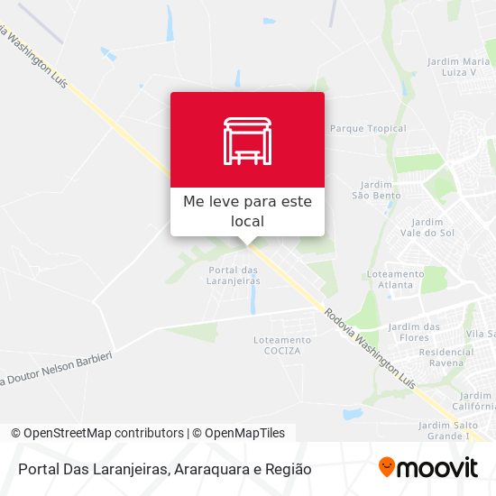 Portal Das Laranjeiras mapa