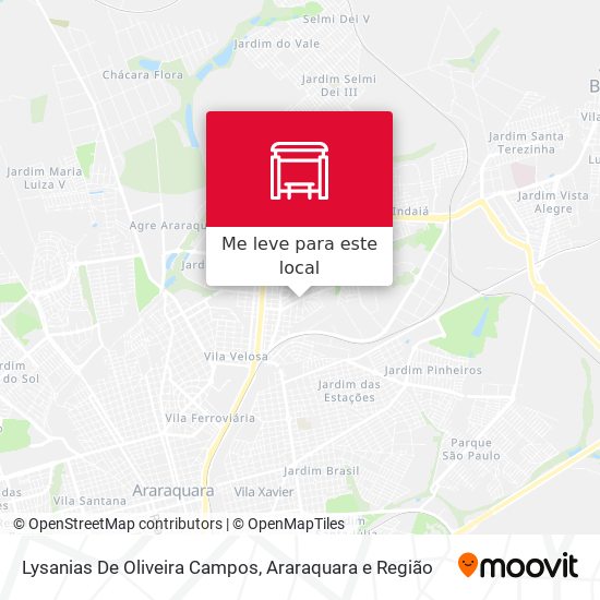 Lysanias De Oliveira Campos mapa