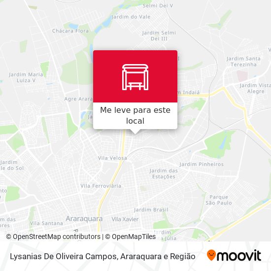 Lysanias De Oliveira Campos mapa