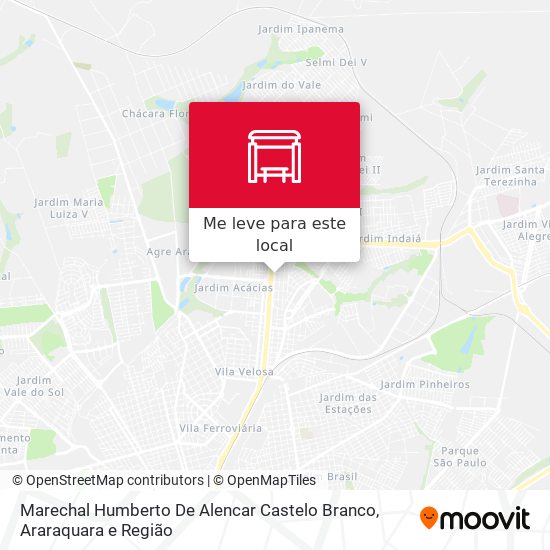 Marechal Humberto De Alencar Castelo Branco mapa