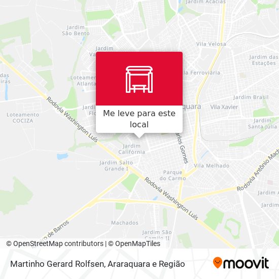 Martinho Gerard Rolfsen mapa