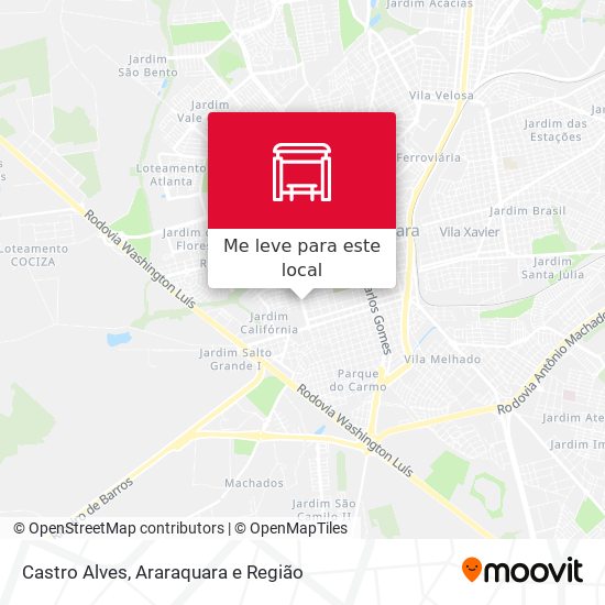Castro Alves mapa