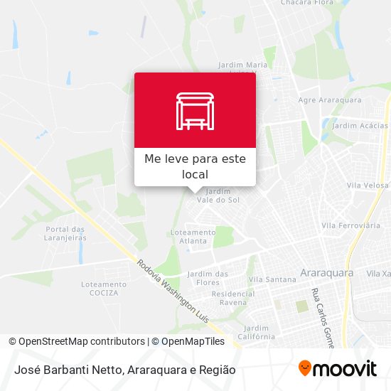 José Barbanti Netto mapa