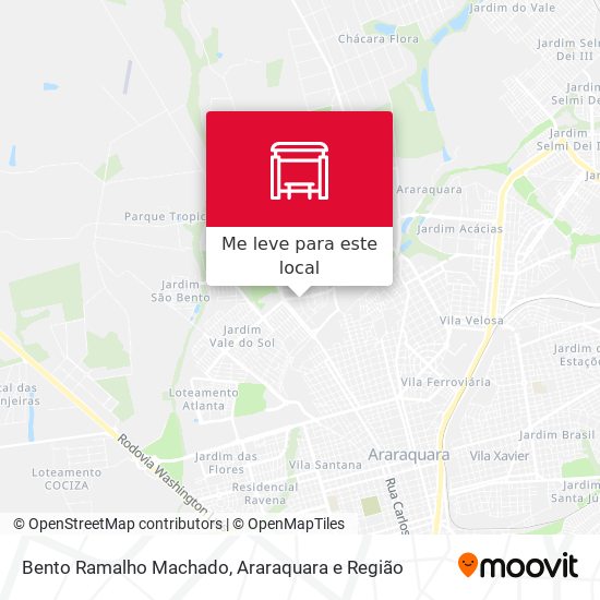 Bento Ramalho Machado mapa