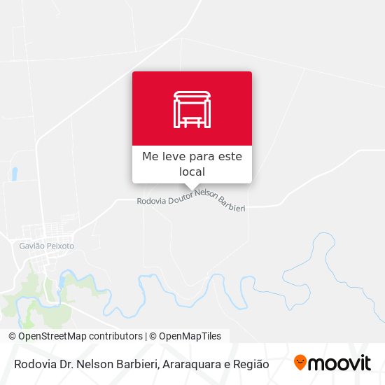 Rodovia Dr. Nelson Barbieri mapa