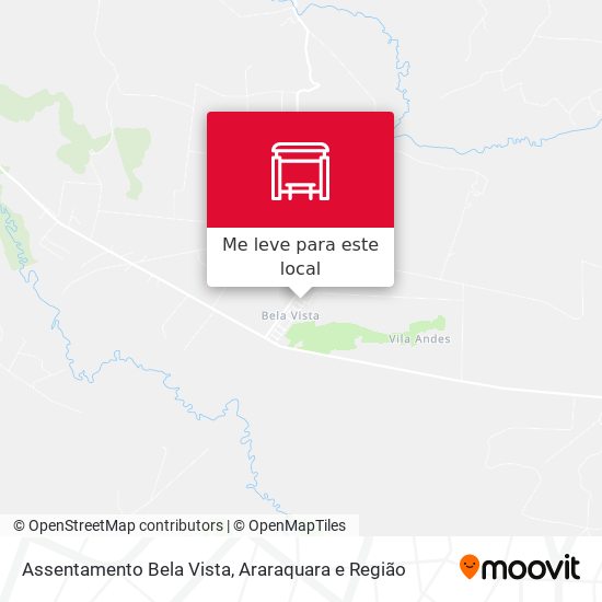 Assentamento Bela Vista mapa