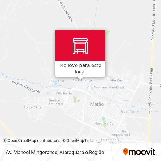 Av. Manoel Mingorance mapa