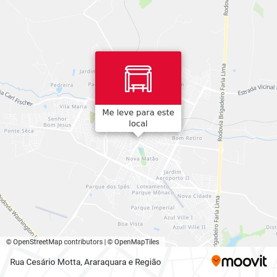 Rua Cesário Motta mapa
