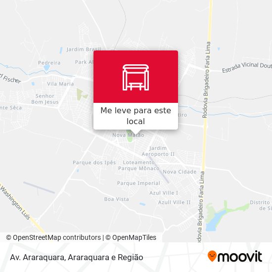 Av. Araraquara mapa
