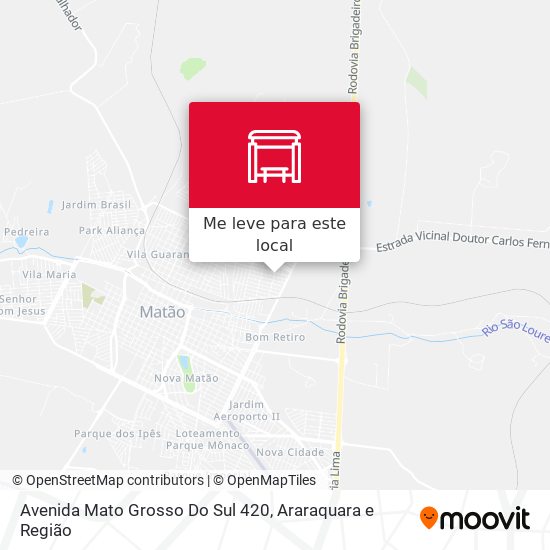 Avenida Mato Grosso Do Sul 420 mapa