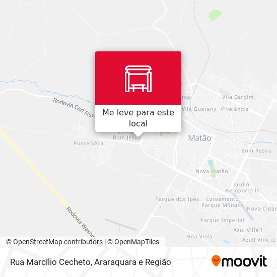 Rua Marcílio Cecheto mapa