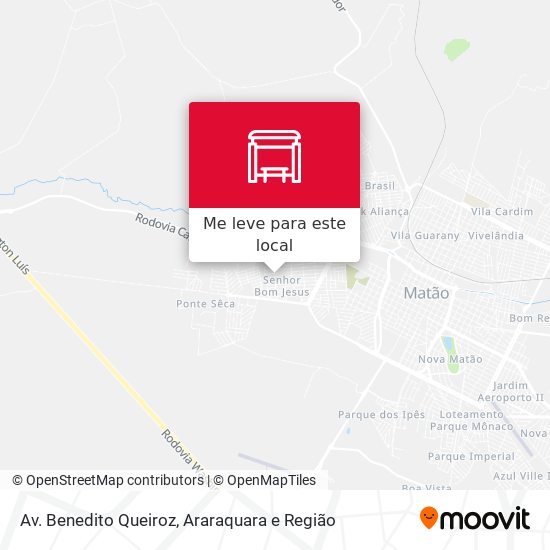 Av. Benedito Queiroz mapa