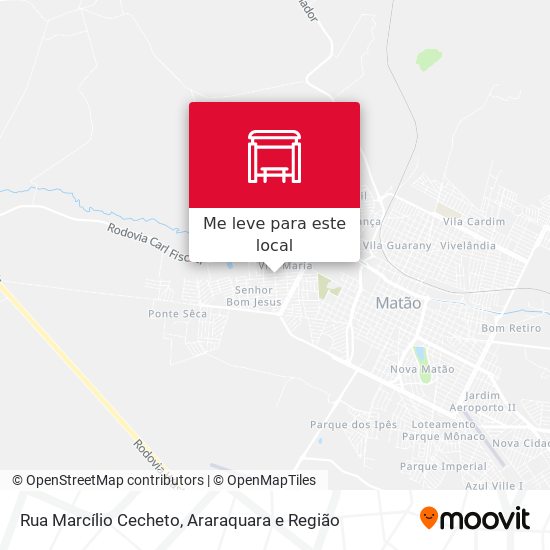 Rua Marcílio Cecheto mapa