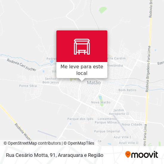 Rua Cesário Motta, 91 mapa