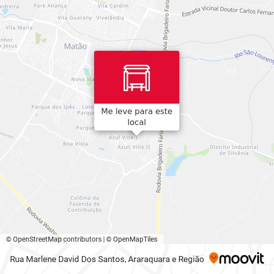 Rua Marlene David Dos Santos mapa