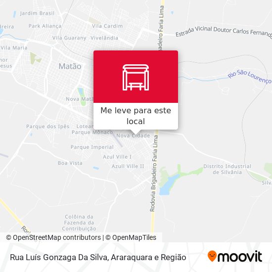 Rua Luís Gonzaga Da Silva mapa