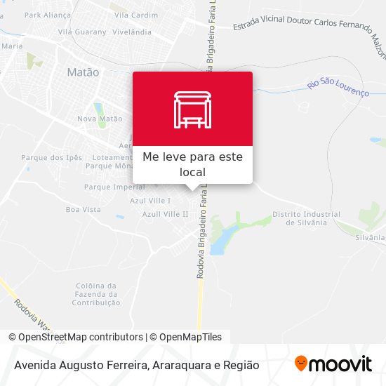 Avenida Augusto Ferreira mapa