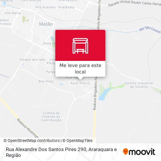 Rua Alexandre Dos Santos Píres 290 mapa